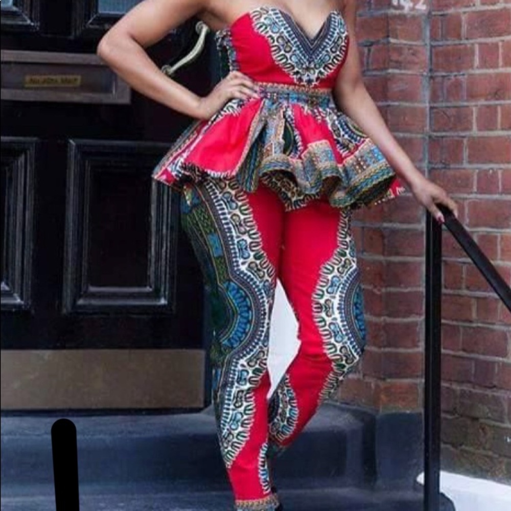Dashiki pants set